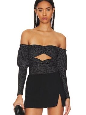 Lovers & Friends - Dionne Bodysuit in Black